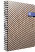 Gipta Тетрадка Notecraft, кремава хартия, широки редове, твърда корица снимка 3
