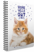 Канцеларски продукт Gipta Тетрадка Catbook, бяла хартия, малки квадратчета, А4, 80 листа снимка 2