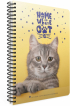 Канцеларски продукт Gipta Тетрадка Catbook, бяла хартия, малки квадратчета, А4, 80 листа снимка 3