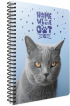 Канцеларски продукт Gipta Тетрадка Catbook, бяла хартия, малки квадратчета, А4, 80 листа снимка 4