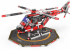 Engino Конструктор MB20 Mega Builds - Хеликоптер, с 2 перки снимка 2