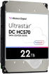HDD сървърен WESTERN DIGITAL Ultrastar DC HC570 3.5inch 26.1MM 22000GB 512MB 7200RPM SATA снимка 2