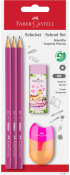Faber-Castell Комплект моливи, острилка и гума 1111 School Set, асорти снимка 3