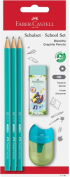 Faber-Castell Комплект моливи, острилка и гума 1111 School Set, асорти снимка 1