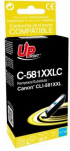 Касета с мастило Мастилница UPRINT CLI-581 XXL, CANON PIXMA TS9150-TS6151-TS8152-TS6150, Cyan снимка 1