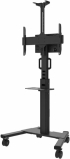 Стойка за телевизор Neomounts Select Mobile Display Floor Stand 37"-75", на колелца, черен цвят снимка 13