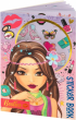 Moxy Книжка със стикери, А5, 8 листа, лилава снимка 1
