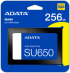 SSD ADATA Ultimate SU650, 256GB SSD, SATA 3 6Gb/s, 3D NAND снимка 3