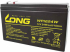Aкумулаторна батерия Long WP1224W 12V 6Ah AGM, 151x101x51 мм снимка 2