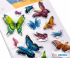 Herma Самозалепващи се етикети Пеперуди, 3D, 1 лист снимка 3