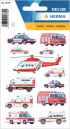 Herma Самозалепващи се етикети Превозни средства за спешни случаи, 3 листа снимка 1