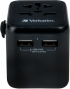 Кабел/адаптер Verbatim UTA-01 Universal Travel Adapter with 2 x USB-A ports снимка 2