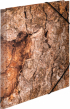 Herma Папка Nature, картонена, с ластик, A4, дърво снимка 1