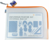 Канцеларски продукт Herma Папка Universal, A4+, с цип, оранжева снимка 2
