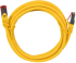 Медна пач корда Patch cable S-FTP Cat.6 2m, Yellow, CQ2057S снимка 2