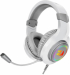 USB RGB LED геймърски слушалки с микрофон Redragon Hylas H260-W снимка 2