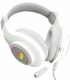 USB RGB LED геймърски слушалки с микрофон Redragon Hylas H260-W снимка 4