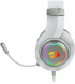 USB RGB LED геймърски слушалки с микрофон Redragon Hylas H260-W снимка 5