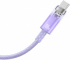 Кабел Baseus Explorer USB към USB-C 100W 1м CATS010405 - лилав снимка 2