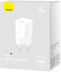 Принадлежност за смартфон Универсално мини зарядно Baseus GaN5 бързо зареждане 30W CCGN070502 - бяло снимка 5