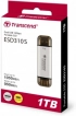 SSD външен Transcend 1TB, External SSD, ESD310S, USB 10Gbps, Type C-A, Silver снимка 2