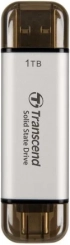 SSD външен Transcend 1TB, External SSD, ESD310S, USB 10Gbps, Type C-A, Silver снимка 1
