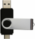 USB флаш памет Swivel, USB 3.0, 16 GB, Type-C OTG, черна снимка 2