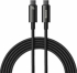 Кабел Baseus Tungsten Gold 240W USB-C към USB-C 3м CAWJ040201 - черен снимка 3