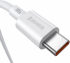 Кабел Baseus Superior USB Type-C към Type-C, PD 2.0 100W, 1м, CATYS-B02 - бял снимка 2