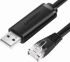 Мрежов кабел UGREEN CM204 USB - RJ45, конзолен 1.5м - черен снимка 1
