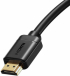 Кабел Baseus CAKGQ-C01 2x HDMI 2.0 4K 60Hz Cable, 3D, HDR, 18Gbps, 3м - черен снимка 3
