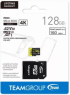 Карта памет Team Group PRO Plus microSDXC 128GB, UHS-I U3, A2, V30 + SD Адаптер снимка 4