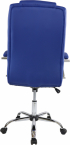 Директорски стол Slash, екокожа, Tilt механизъм, до 160 kg, син снимка 4
