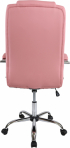 Директорски стол Slash, екокожа, Tilt механизъм, до 160 kg, розов снимка 4