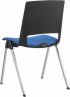 RFG Посетителски стол Sweet Chrome Black, син, 4 броя в комплект снимка 3