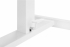 Бюро Маса RFG Active, с регулируема височина, 600 х 520 х 758-1128 mm, правоъгълен плот, бяла снимка 6