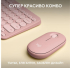 Клавиатура LOGITECH Pebble 2 Bluetooth Keyboard Combo - TONAL ROSE - US INT'L снимка 14
