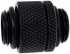 Охлаждане Адаптер съединител с вътрешна резба Alphacool, Въртящ се, G1-4, Черен мат снимка 3