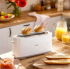 Тостер PHILIPS Daily Collection 8 настройки, компактен дизайн - бял снимка 5