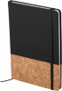 Тефтер Amsterdam Cork&Pu, А5, с ластик, 80 листа, черен снимка 1