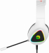 Слушалки Canyon Shadder GH-6, геймърски, с кабел, вграден микрофон, бял цвят снимка 5