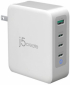 Принадлежност за смартфон Мрежово зарядно j5create JUP43130E 130W, 4 порта, USB-C, USB-A снимка 1