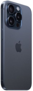 Смартфон Apple iPhone 15 Pro, 6.1" 2556 x 1179, 8GB RAM, 512GB, 12MP предна камера, тъмносин снимка 3