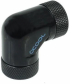 Охлаждане Адаптер Alphacool HF, L-конектор 90, G1-4 - G1-4, Вътрешна резба, Черен мат снимка 2