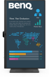 Монитор BenQ GW3290QT 32" 2560x1440 QHD, LED, IPS, 5ms, 75Hz, 350cd/m2, 1x HDMI, 1x DP, 3x USB 3.2 снимка 4