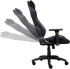 Геймърски стол TRUST GXT714 Ruya Eco Gaming Chair Black, Черен снимка 4