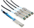 SFP Модул 40 гигабита QSFP+ към 4 x 10 гигабита SFP+ хибриден сплитер с 2 метра кабел снимка 2