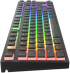 Клавиатура Dark Project KD87A Black TKL PBT - HS Gateron Cap Teal Switch, RGB снимка 6