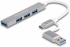 USB хъб Delock, USB-C - USB-A - 3 x USB-A 2.0 + 1 x USB-A 5 Gbps снимка 1