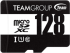 Team Group 128GB microSDXC + SD адаптер в комплекта, клас 10, черерн цвят снимка 1